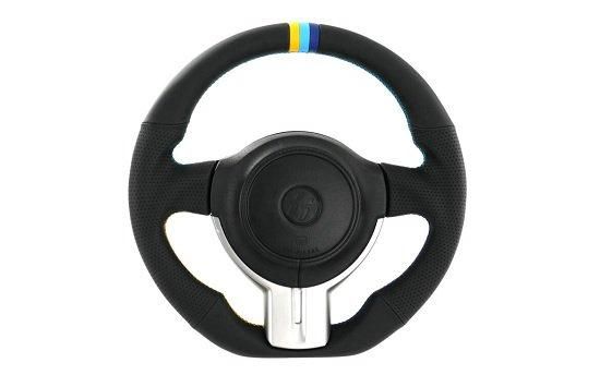 GReddy ステアリングオールレザー 3色ステッチ ZN6/ZC6前期 センター