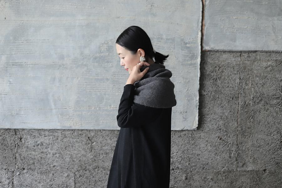 evam eva(エヴァム エヴァ) 【2021aw新作】アルパカ ウール スヌード