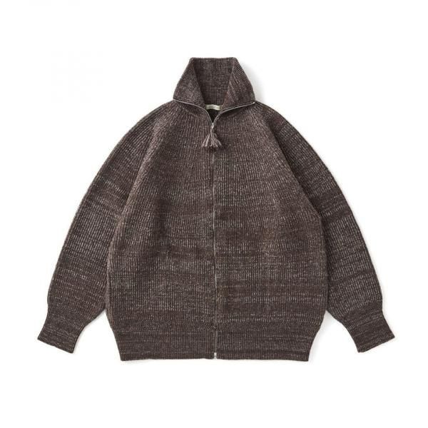 OLD JOE | BLENDED KENPI ZIP SWEATER - RIZID