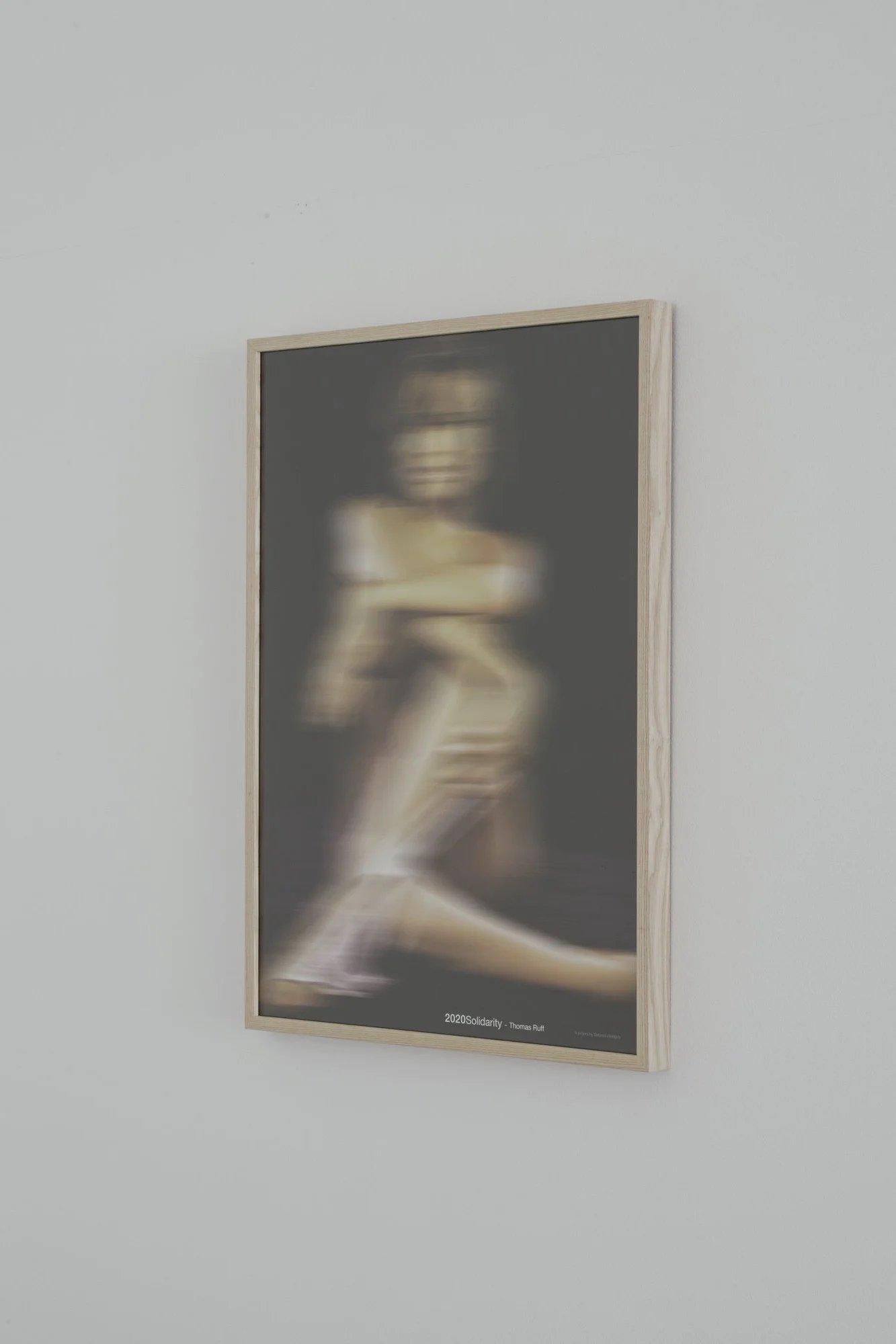 2020 Solidarity Thomas Ruff ポスター 2020 Solidarity Thomas Ruff