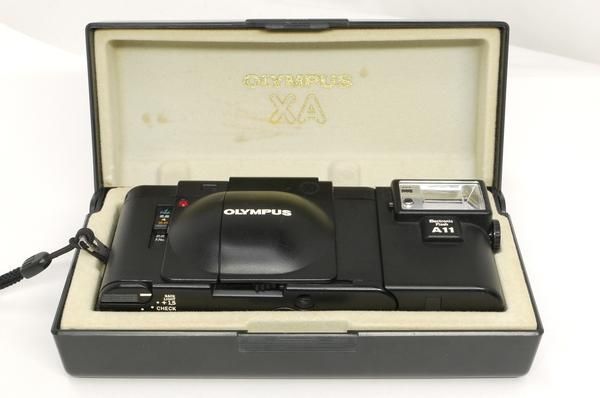 オリンパス XA モルト交換済 ストロボA11付 説明書付 - 日進堂カメラ