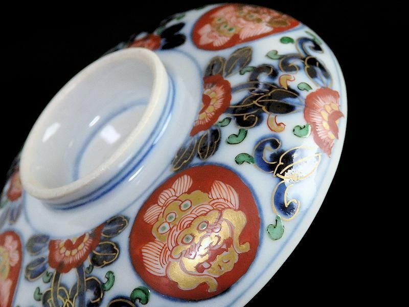 染錦赤玉ようらく紋様 茶壺 染錦赤玉ようやく紋様 茶壺 錦日輪赤玉瓔珞