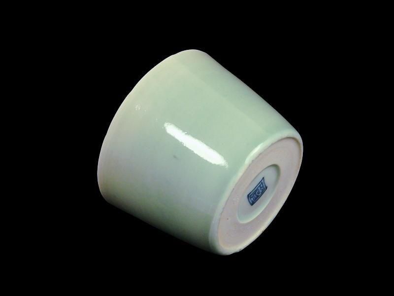 古伊万里 青磁 大振蕎麦猪口 江戸期