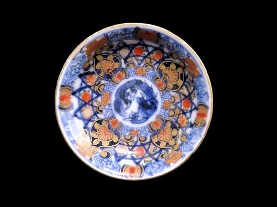 古伊万里 伊万里 染付 江戸期 大名 菓子皿 楕円皿 蔵出し 10客 古