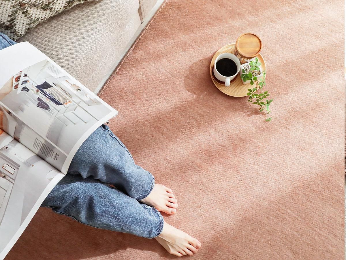 ピンクベージュのラグ【おすすめ8選】「ナチュラルでかわいい」が魅力