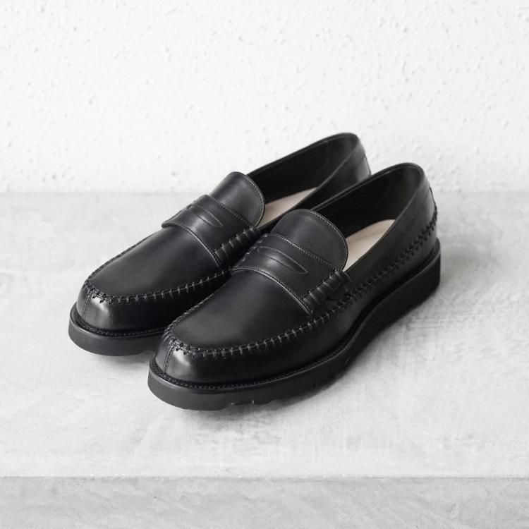 マルボー Marbot 25ss サイドスティッチングローファー レザーシューズ