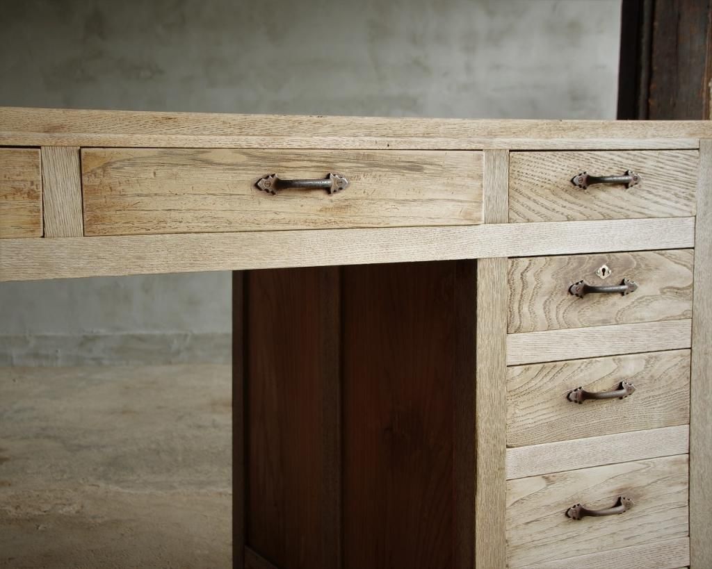 片袖机／デスク アンティーク 古家具