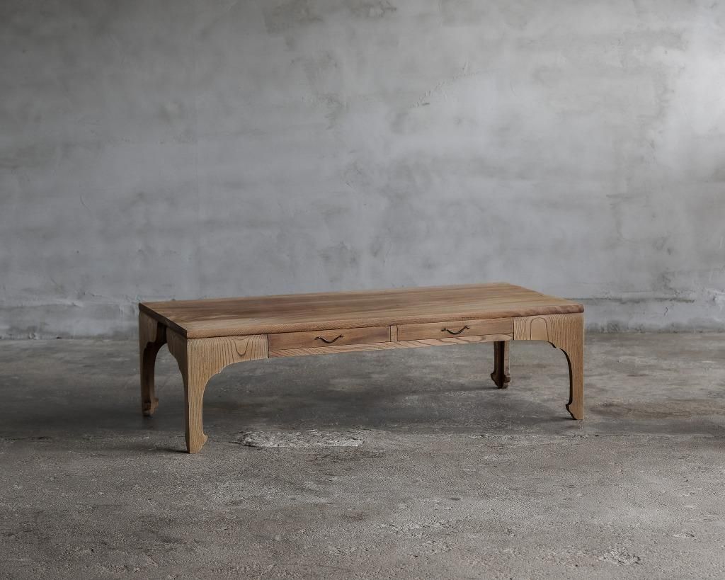 総欅の文机 アンティークFUNNL