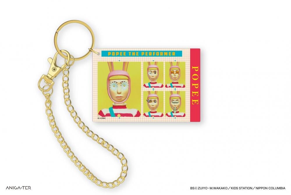 ポピーザぱフォーマー」証明写真風アクリルバッグチャーム ポピー