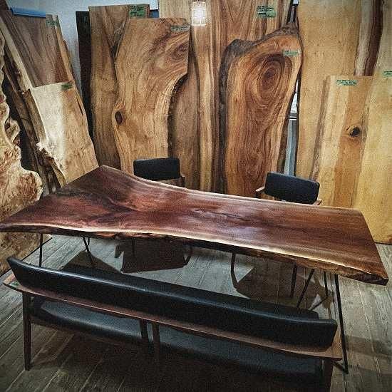 NO31 ウォールナット一枚板 ｜一枚板テーブル 通販｜大阪｜一枚板