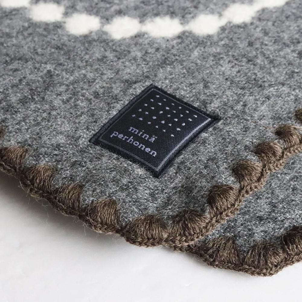 ミナペルホネン ウールブランケット tambourine/72.5×105cm｜三島家具