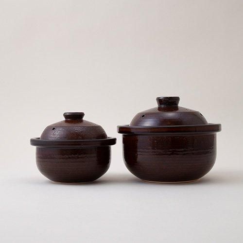 Homeland】信楽焼 米炊き釜 (3~4合) / 飴色 - SHOP ASPLUND ebisu WEB