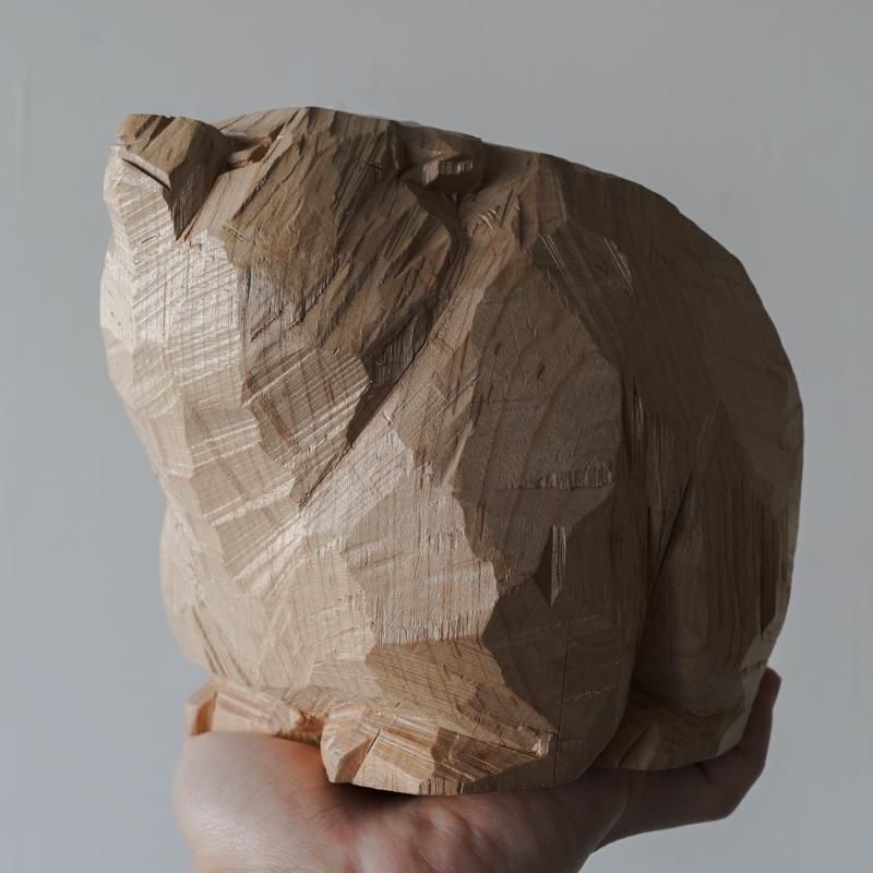 吉田マホガニー（翆帆） / 木彫り熊 03 - Kochab - RHINES