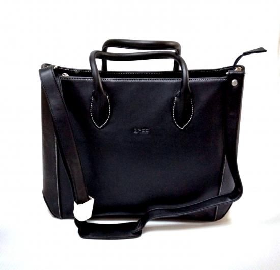 BREE レザー ブラック ビジネスバッグ- パワーストーンショップ