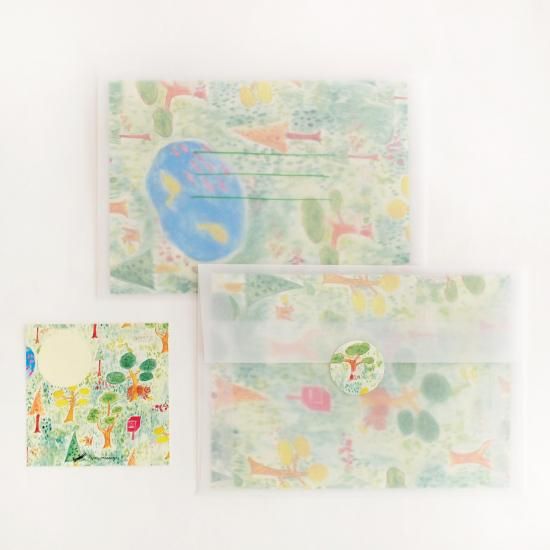 レターセット「森の手紙」 - Papermessaage