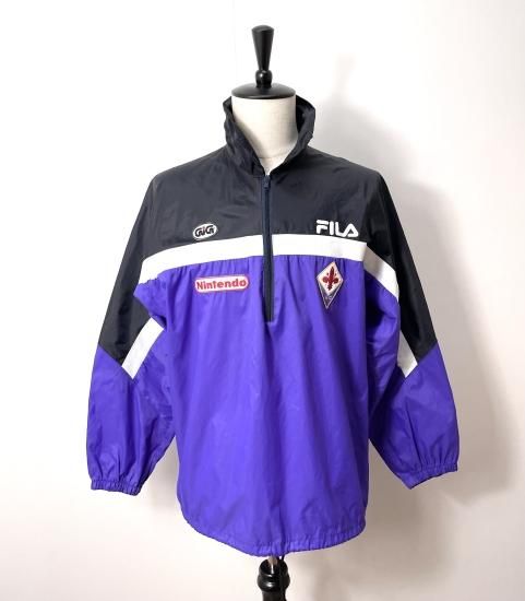 90's FILA フィオレンティーナ プルオーバーナイロンジャケット (USED