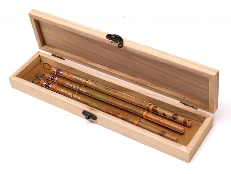 斑竹筆管特製筆 三種セット - 書道用具専門店 西本皆文堂 オンライン