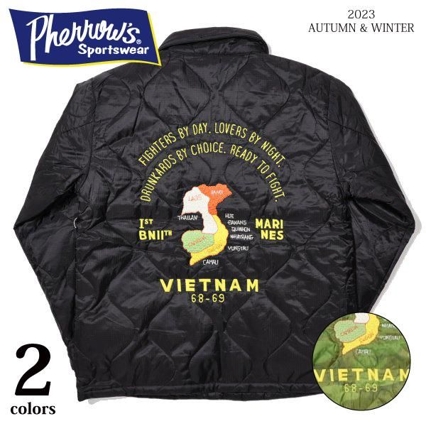 フェローズ 23W-PVJ1 キルティング スーベニアジャケット ベトジャン