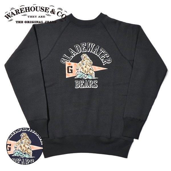 ウエアハウス Lot 409 GLADEWATER ラグランスウェット スエット カラー