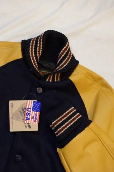 SKOOKUM』（スクーカム）別注アワードジャケット（スタジャン）/navy