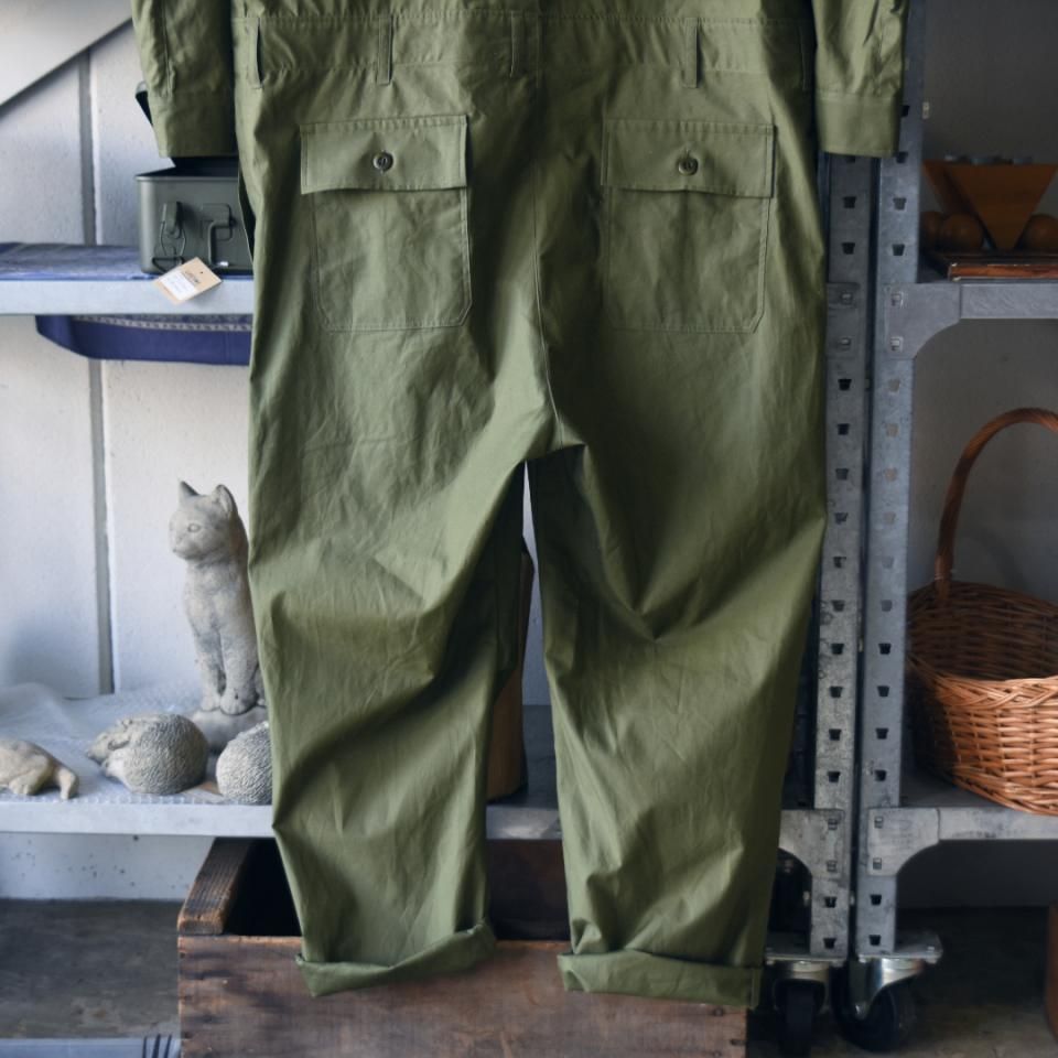 gorouta（ゴロウタ）M25 JUMPSUIT オリーブ（C/Lバックサテン）