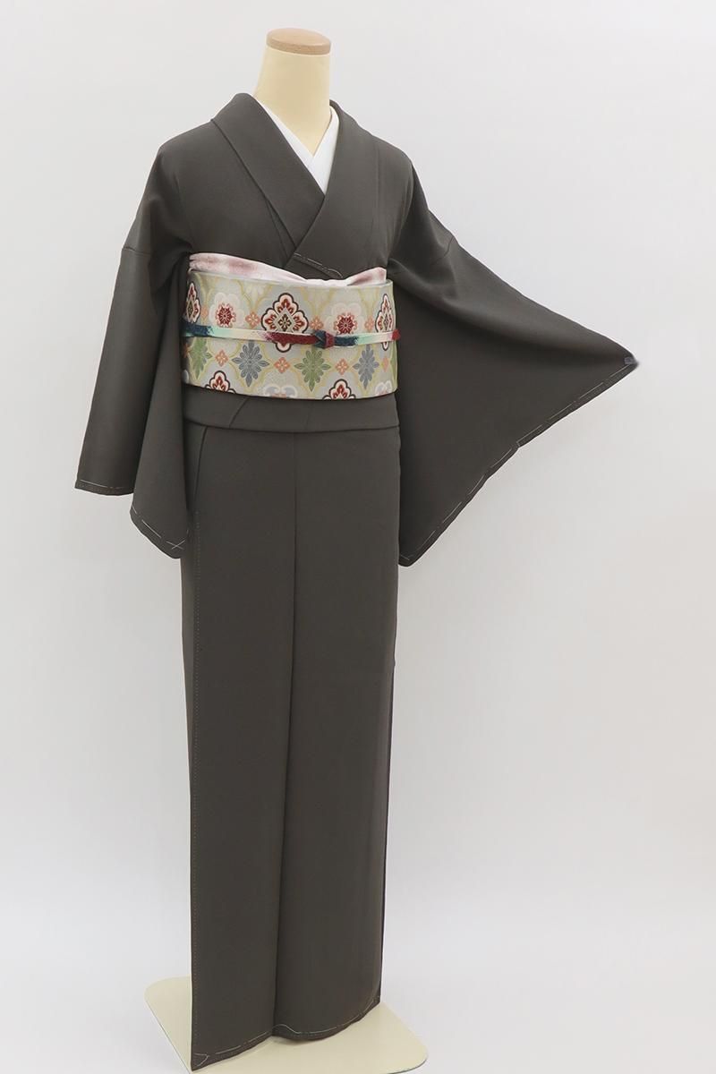 ☆新品 裄70cm 堅牢染 色無地 反物（正絹）未使用＜Gm734＞ 新品