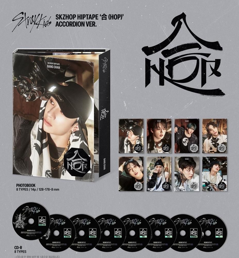Stray Kids - SKZHOP HIPTAPE 合 HOP (ACCORDION VER.) 一般盤