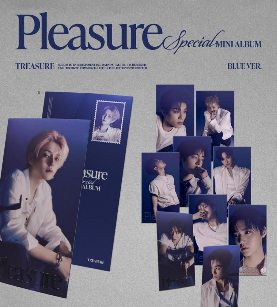 TREASURE - PLEASURE / SPECIAL MINI ALBUM [BLUE VER.]