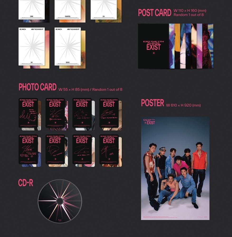 EXO エクソ EXIST / 7TH FULL ALBUM (Photo Book Ver.)