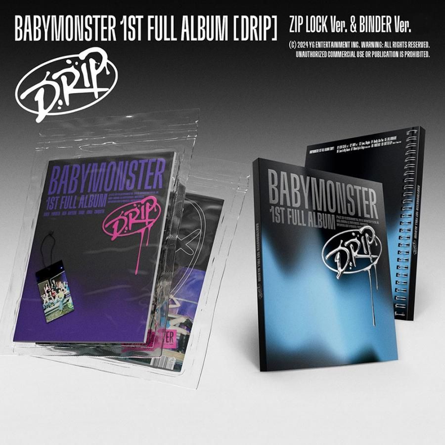 BABYMONSTER ベイビーモンスター DRIP / 1st FULL ALBUM (ZIP LOCK Ver