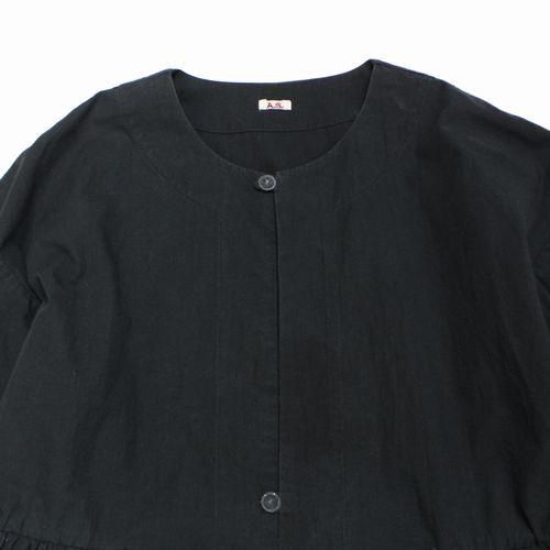 ARTS&SCIENCE アーツ＆サイエンス ギャザーブラウス 1 ブラック