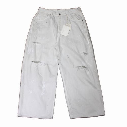 ANCELLM アンセルム 25SS DAMAGE WIDE 5P DENIM PANTS ダメージ ワイド