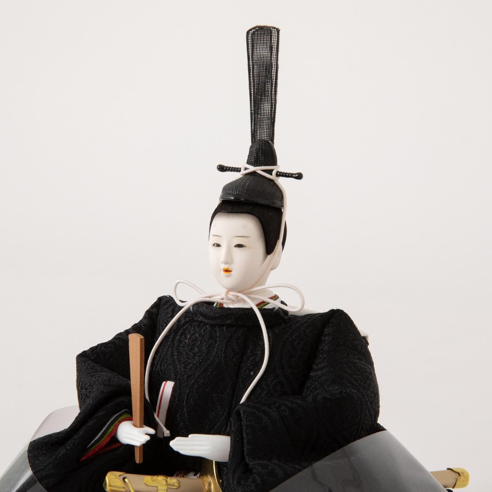 雛人形 京十二(芥子) 有職雲立涌文様 小出松寿 神楽鈴