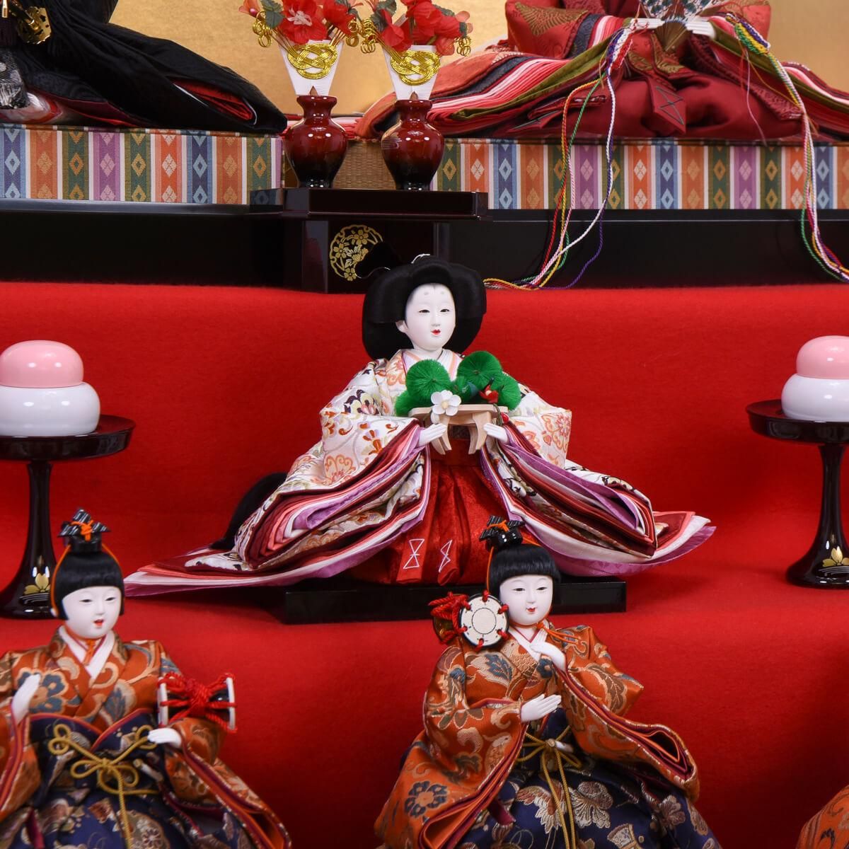 ひな人形 40号7段 十五人飾り 七段飾り 清水久遊