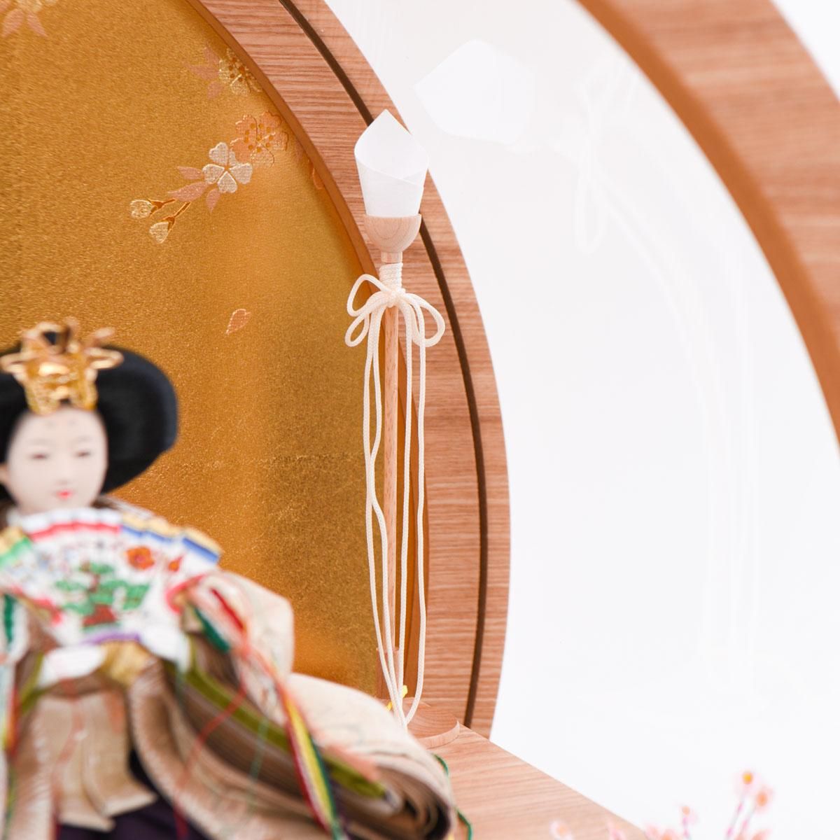 ひな人形 芥子(京十二番) タモ丸ケース 清水久遊 - 雛人形・五月人形