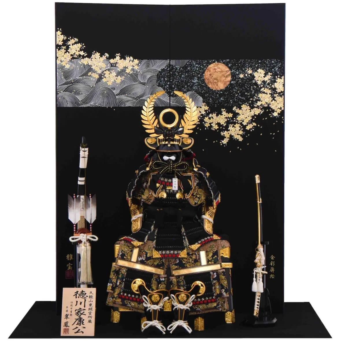 お節句鎧 12号 徳川家康公鎧飾 飛鶴 平安翠鳳作