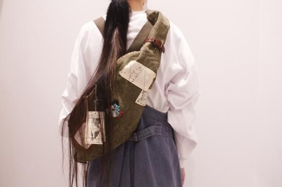 KAPITAL,キャピタル,帆布 リトルスナフキンBAG スーベニアリメイク