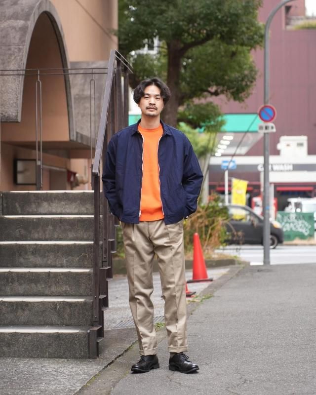 WORKERS（ワーカーズ） Swing Top OX Solid Navy - ZABOU