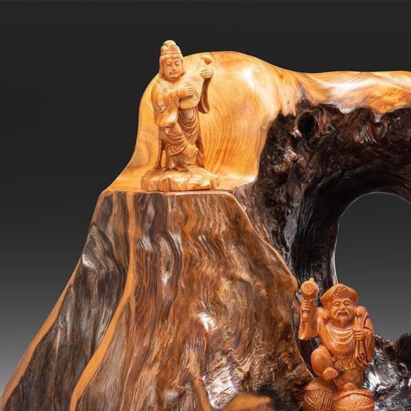 屋久杉「七福神」泊 健一郎 作 ー 三宝堂オンラインショップ