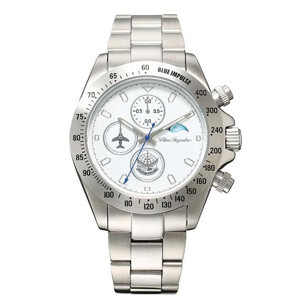 ブルーインパルス創設60周年記念 パイロットクロノグラフ〈文字盤：白