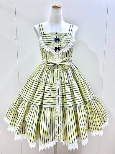 ALICE and the PIRATES ドビーストライプティアードジャンパースカート