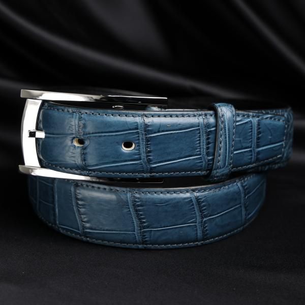 クロコダイルベルト カルネ - クロコダイル・ワニ革オーダーメイド