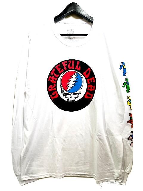 GRATEFUL DEADグレートフルデッドDead bear ロングスリーブTシャツ