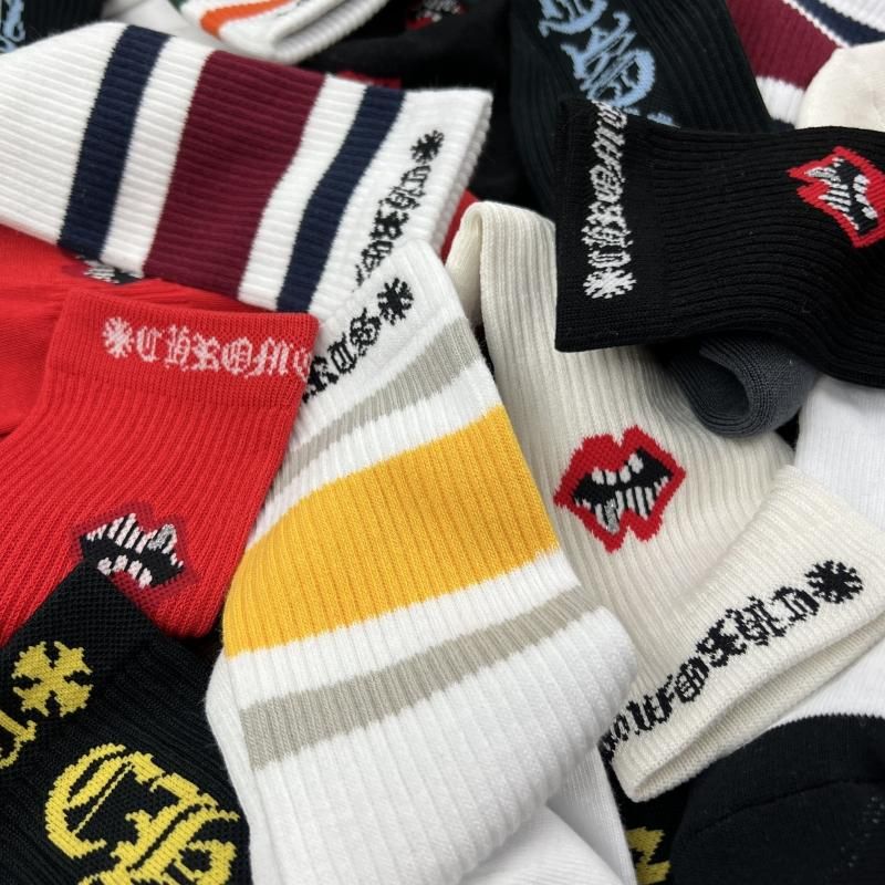 CHROME HEARTS (クロムハーツ) / CHOMPER SOCKS / RED - GANGSTA
