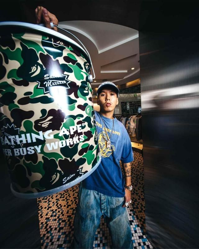 SAINT Mxxxxxx × A BATHING APE / BAPE CAN STOOL - GANGSTA MARKET