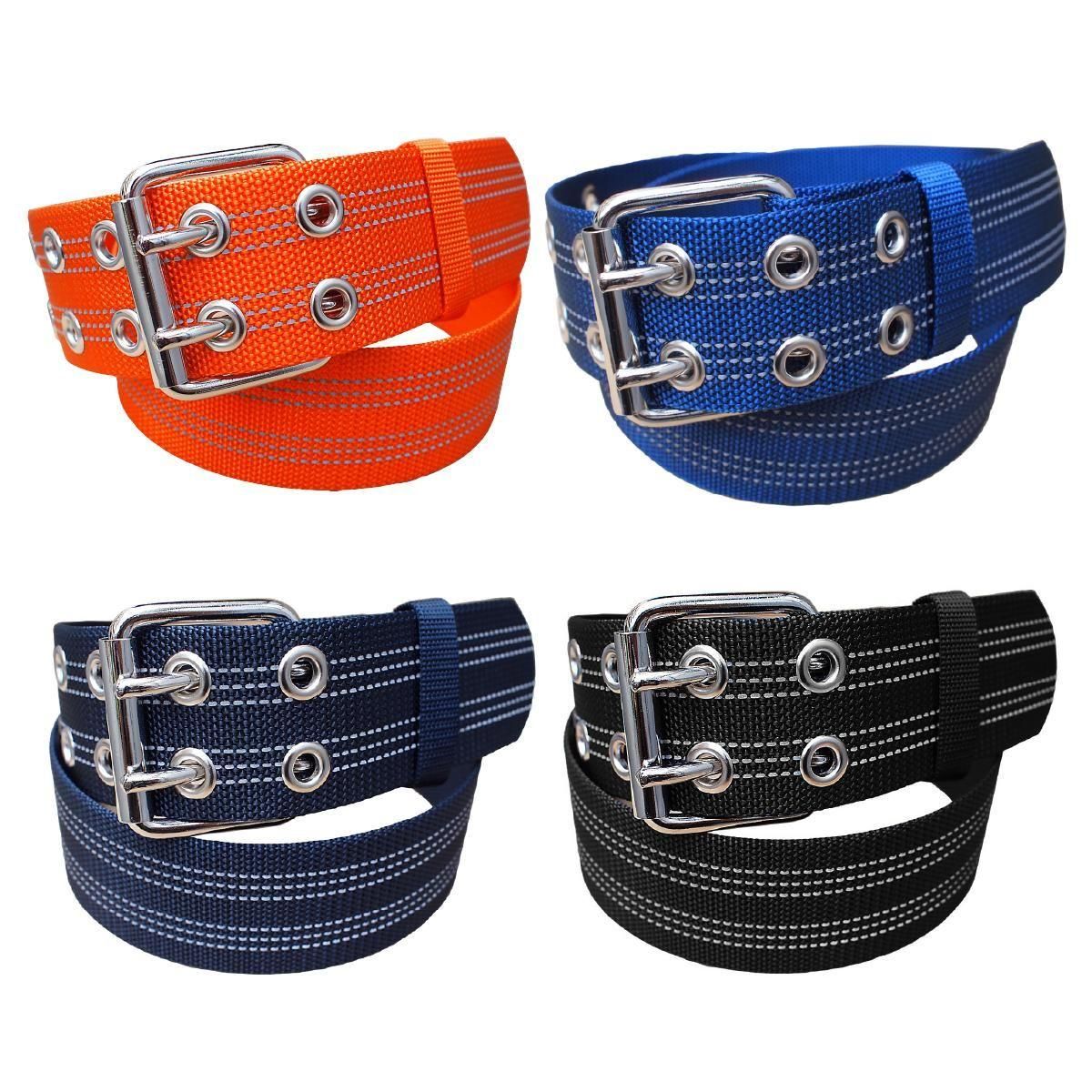 バックル固定式2つ穴50mm幅反射レンジャーベルト - 消防ユニフォーム