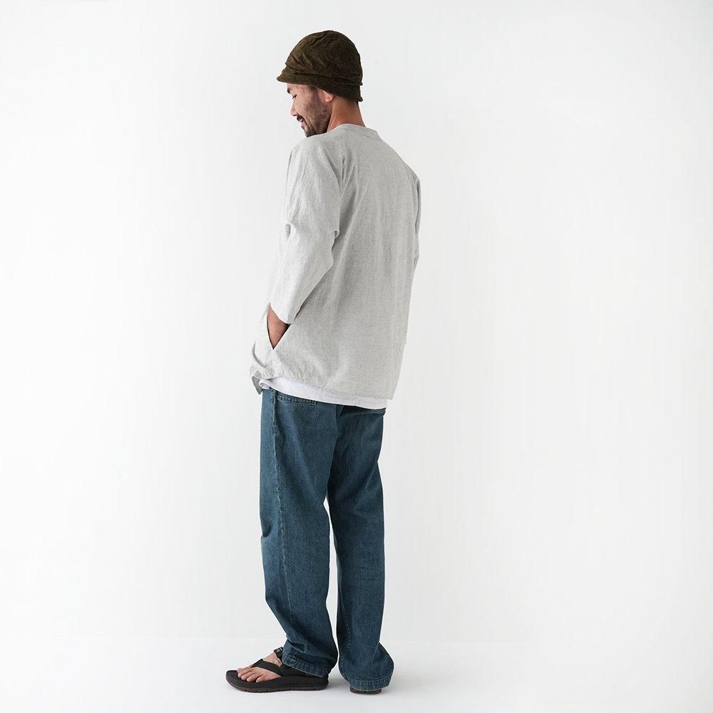 remilla ( レミーラ ) ドルマンダボ八分シャツ ( ホワイト杢 ) R241205