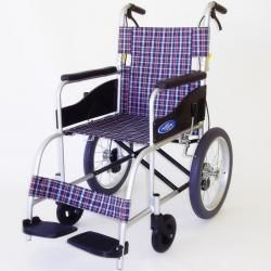 介助用車椅子NEO－2 背折れ式・介助ブレーキ付・ノーパンクタイヤ