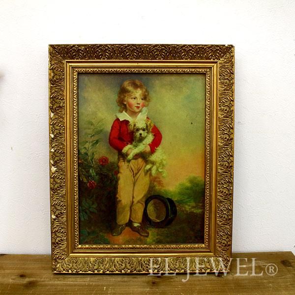 フランス製 額絵 ヴィンテージ｜インテリア専門店エルジュエル