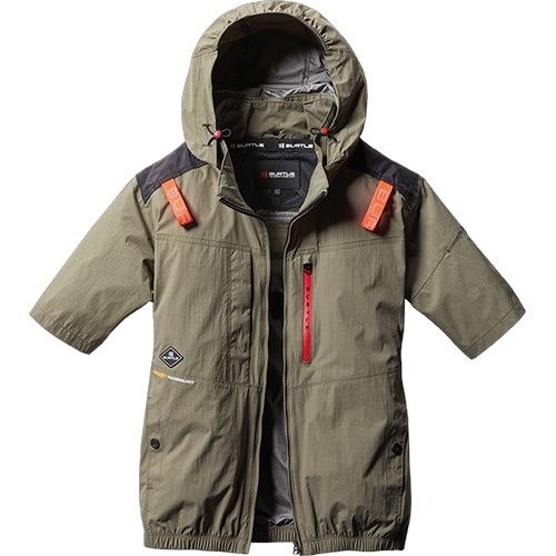 バートル AC2086 [春夏用]エアークラフト ハイバックAC半袖ブルゾン